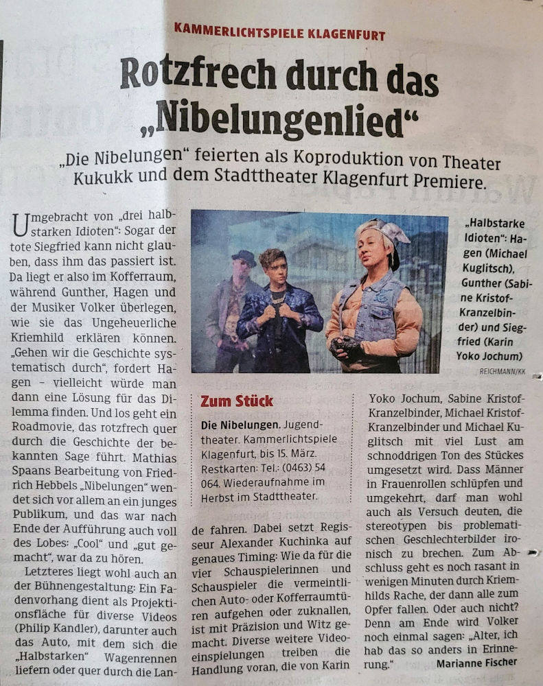 Kritik Kleine Zeitung klein